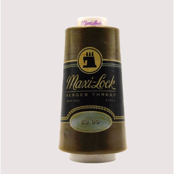 American and Efird Other - Maxi-Lock Cone Serger Thread Brown 3000 Yards American and Efrid